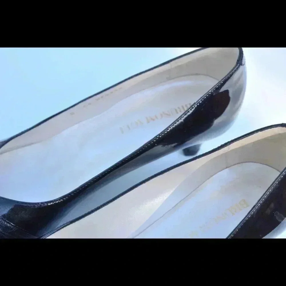 Bruno Magli peep toe pumps